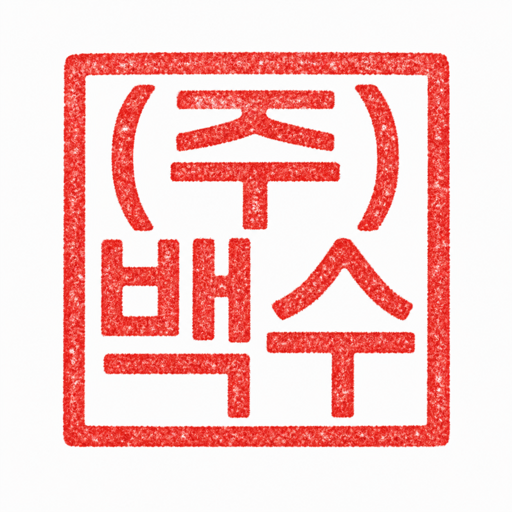 (주)백수 도장